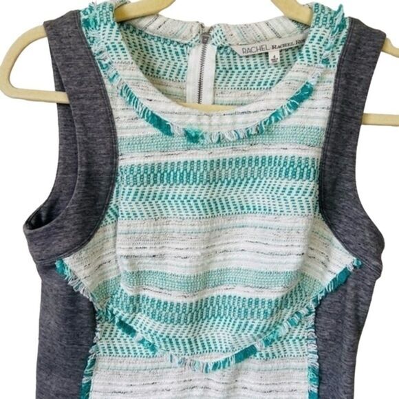 Rachel Roy LA Story Tide Pool Combo Tweed Dress Size 4 - Picture 6 of 9